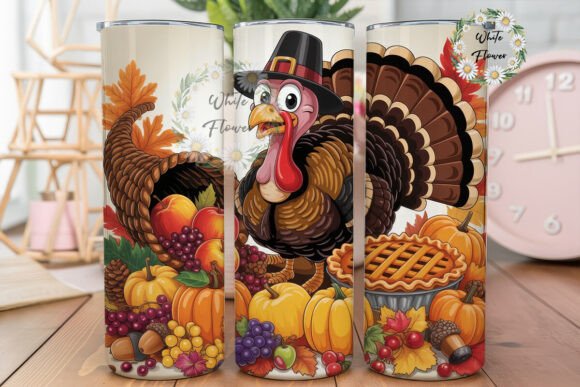 Autumn Harvest Tumbler Graphics & Wraps in Review