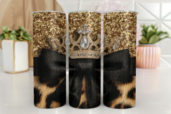 Bling Glam Tumbler Wrap PNG 20oz