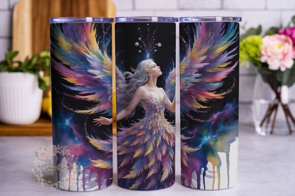Ethereal Fairy Cosmic Glow Tumbler Wrap Graphics Review