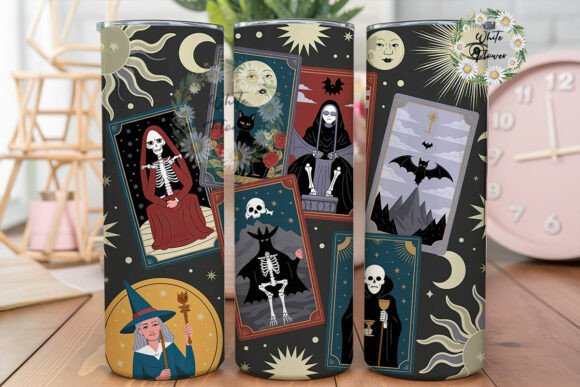 Gothic Mystic Tarot Collage 20oz Tumbler