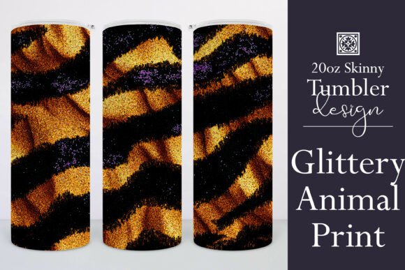 Graphics and Tumbler Wraps: Tiger Stripes Glitter Review
