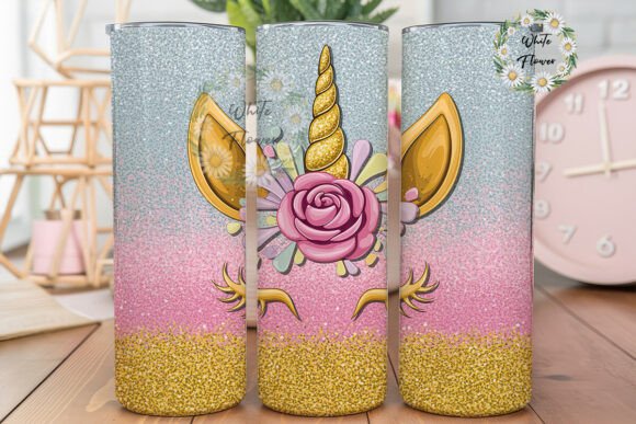 Magical Unicorn Glitter 20oz Tumbler