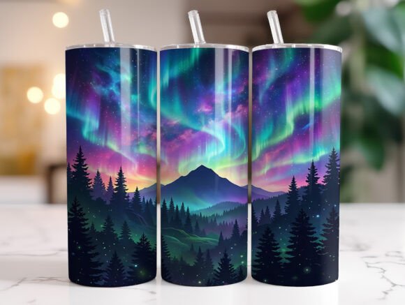 Northern Lights Galaxy Tumbler Wrap Review